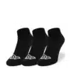 New Era Flag 3 Pack Sneaker Black Socks