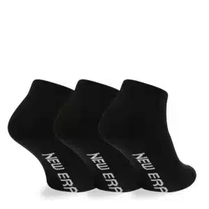 House44store | New Era Flag 3 Pack Sneaker Black Socks