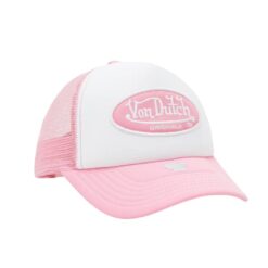 Von Dutch Trucker White Pink Cap