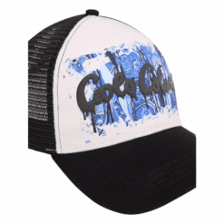 Carlo Colucci Truckercap Black-Cream with 3D Print