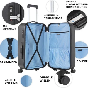 House44store | CarryOn Skyhopper Handbagage Koffer 55cm House44store | CarryOn Skyhopper Handbagage Koffer 55cm