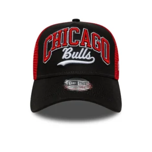House44store | New Era -Chicago Bulls Script Black Trucker Cap New Era -Chicago Bulls Script Black Trucker Cap