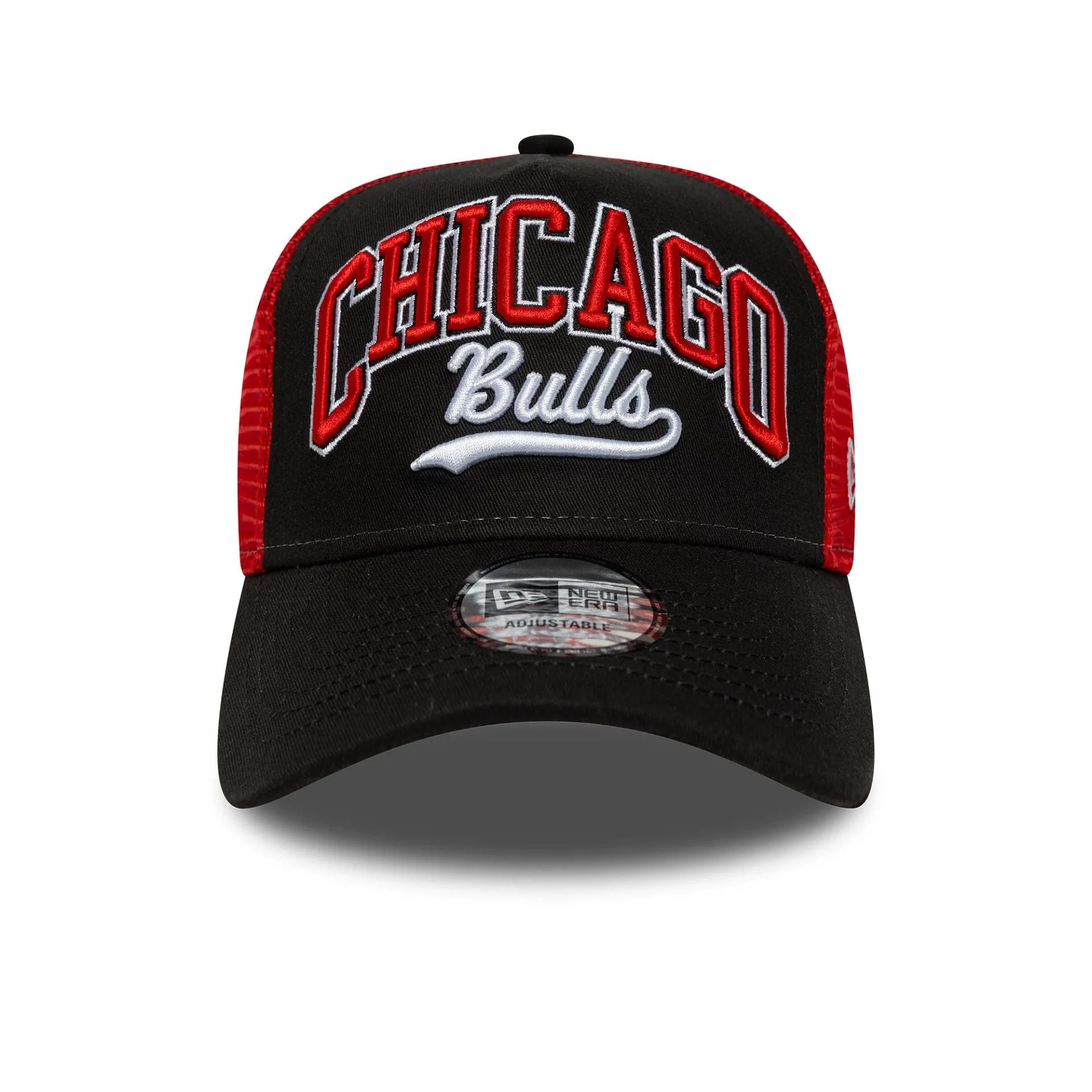 House44store | New Era -Chicago Bulls Script Black Trucker Cap New Era -Chicago Bulls Script Black Trucker Cap