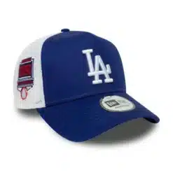 New Era - LA Dodgers Side Patch Dark Blue Trucker Cap