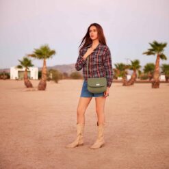 Travelon Heritage Saddle zadeltas crossbody tas anti- diefstal kleine crossbody tas tas met RFID bescherming veilige tas reizen anti-diefstal tas kopen