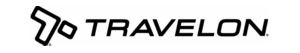 Logo van Travelon, gespecialiseerd in anti-diefstal reisaccessoires, verkrijgbaar bij House 44