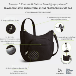 Alternative view of Travelon Classic Anti-diefstal Bucket Bag
