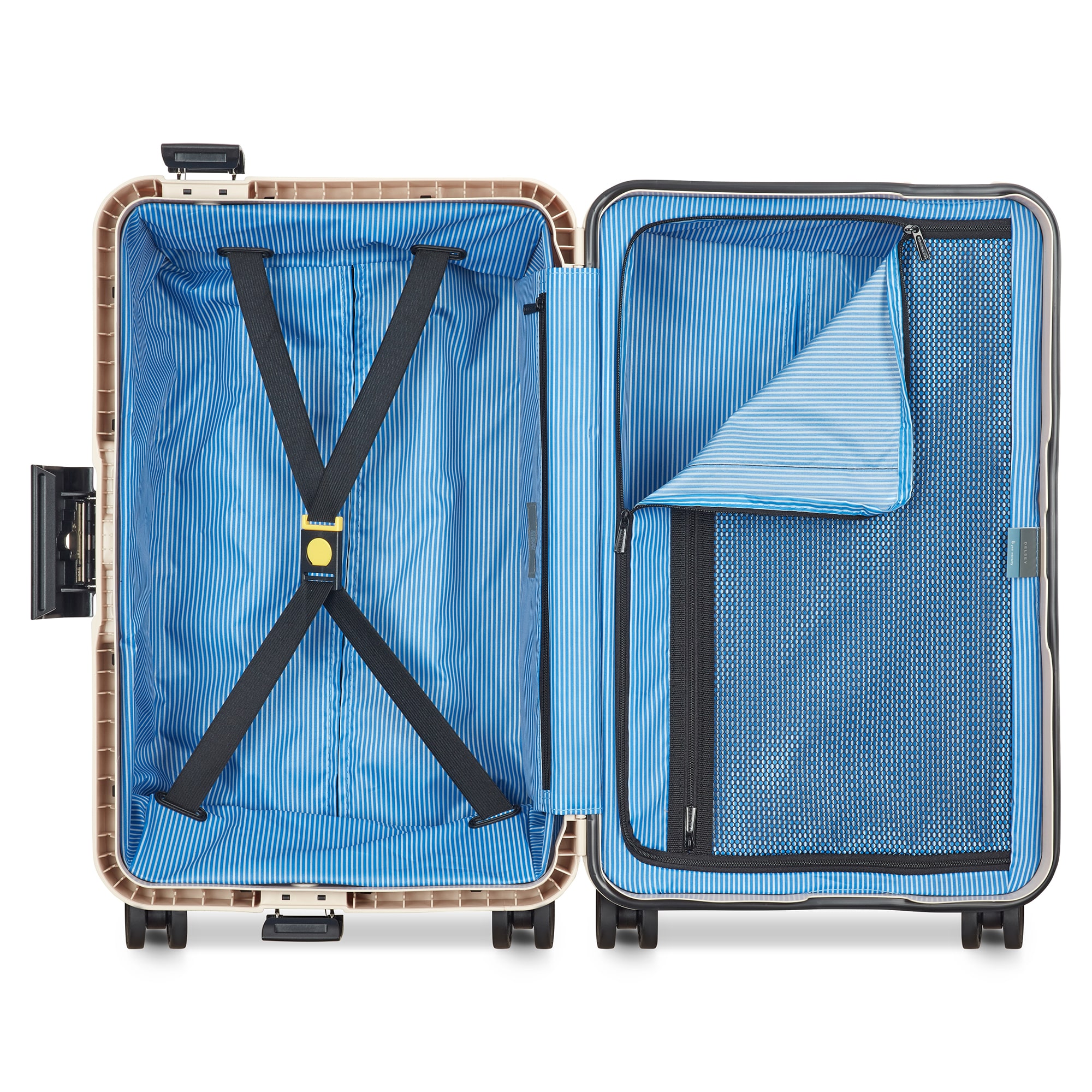 Delsey Vauban Handbagage Spinner 55 cm - 44 liter - 55x35x23 cm - beige