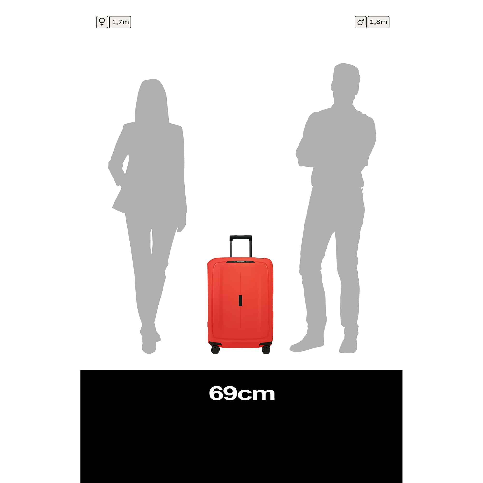 Samsonite Essens Spinner 69 cm lava