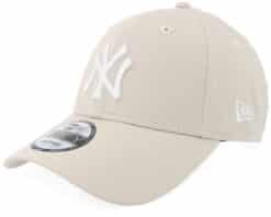 New Era New York Yankees League Essential 9FORTY Stone/White Adjustable