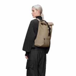 Rains Rolltop Rucksack W3 beige