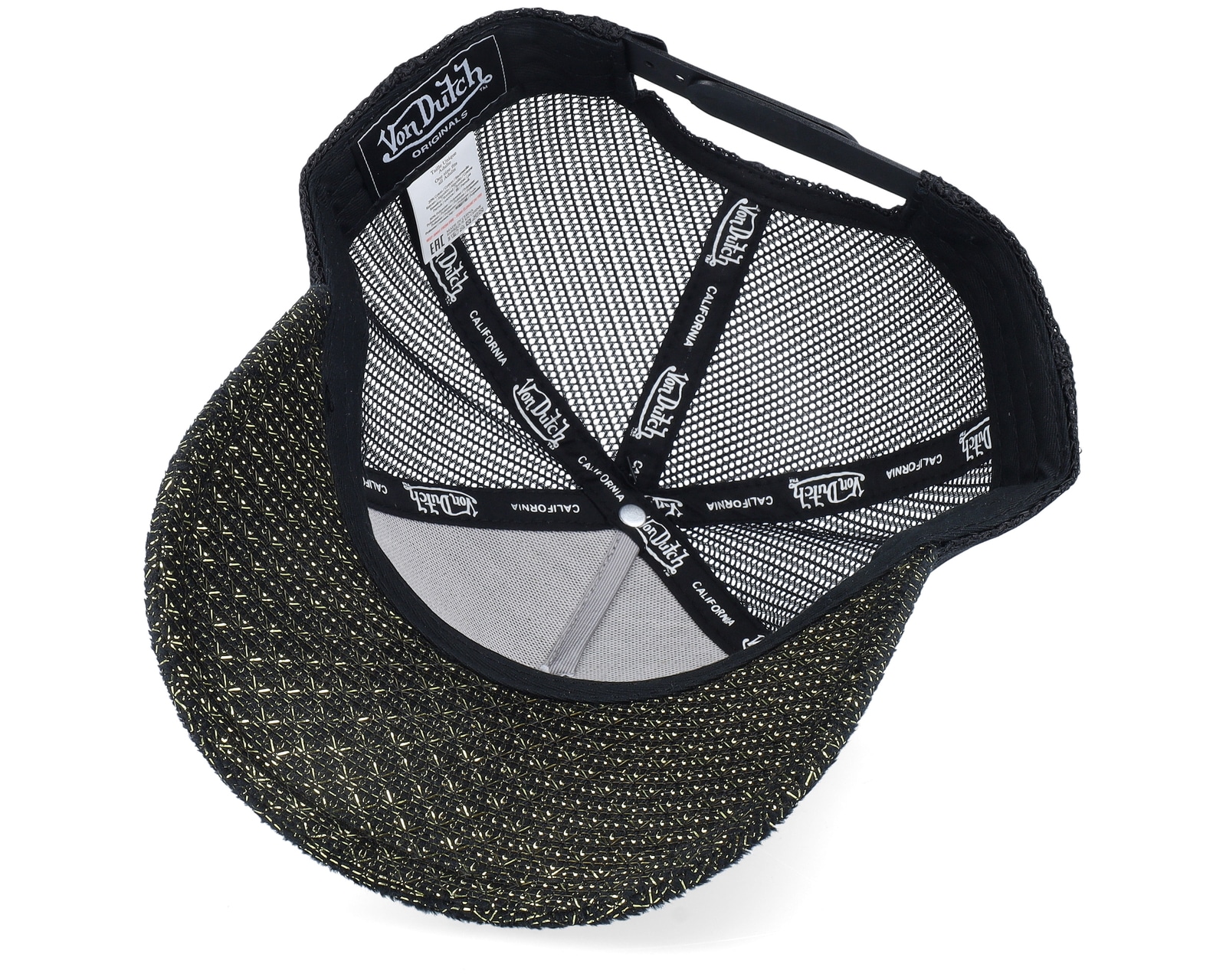 Von Dutch Oval Patch Black/Brown Trucker - Afbeelding 6